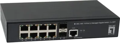 Produktbild von LevelOne GEL-1061 KILBY 10-Port-L2-Gigabit Switch
