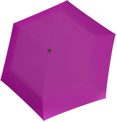 A closed purple umbrella is shown against a white background.