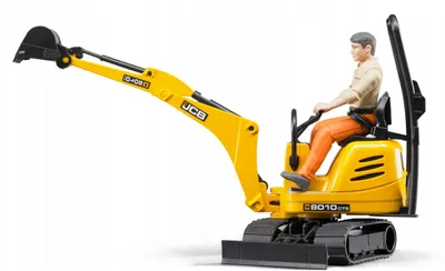 Obrázok produktu pre Bruder JCB 8010 CTS mikro rýpadlo a stavebný robotník