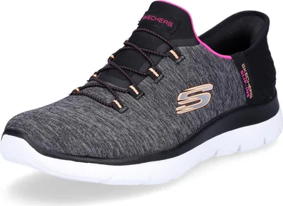 Produktbild von Skechers Damen Slip-in Sneaker Dazzling Haze schwarz grau