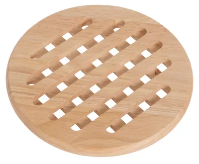 Produktbild von Cosy & Trendy runde Pfannenuntersetzer - Holz - Ø 19 cm