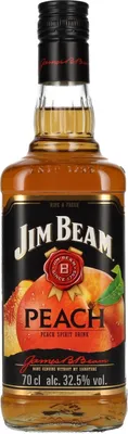 Produktbild von Jim Beam PEACH Spirit Drink 32,5% Vol. 0,7l
