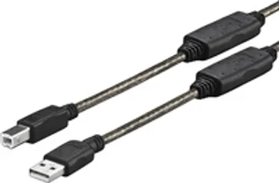 Produktbild von Vivolink PROUSBAB5, 5 m, USB A, USB B, USB 2.0, Schwarz