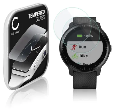 Produktbild von CELLONIC 2x Displayschutz kompatibel mit Garmin vivoactive 3, Music