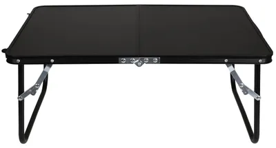 Immagine prodotto di Omgoods - Tavolo pieghevole portatile per campeggio - 60 x 40 x 26,5 cm - Nero