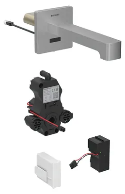 Produktbild von Geberit 116292SN1 Brenta WT-Arm.,Wandmontage, Netzbetr.