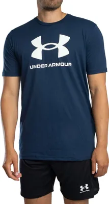 Produktbild von Under Armour Lockeres T-Shirt im Sport-Stil mit Logo, Blau XXL