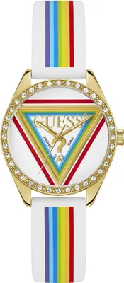 Produktbild von Guess Damen Uhr Armbanduhr JOY GW1045L2 Silikon