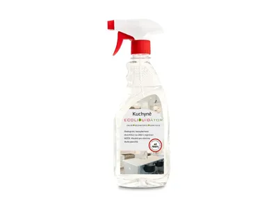 Obrázek produktu pro ECOLIQUIDÁTOR kuchyně, čisticí a dezinfekční prostředek, bez aroma, sprej 500 ml