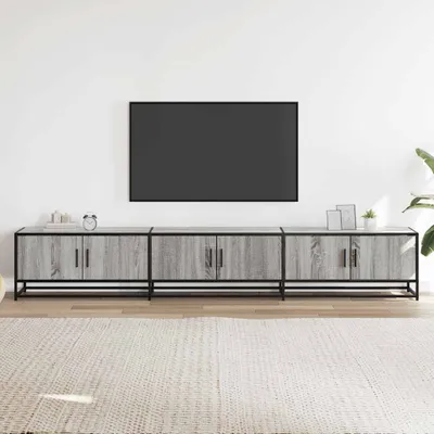 Produktbild von TV-Schrank Grau Sonoma 240x35x41 cm Holzwerkstoff