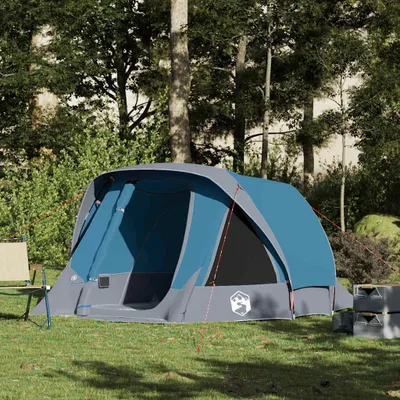 Produktbild von Möbel Campingzelt 4 Personen Blau Wasserdicht - Campingzelte 4100665