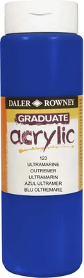 Produktbild von Daler Rowney Graduate Acrylfarbe Ultramarine Blue 500 ml 1 stk