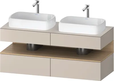 Produktbild von DURAVIT QA4767030910000 QTG KWTU WH Ek. 1400x550x600 Tp. Mt.
