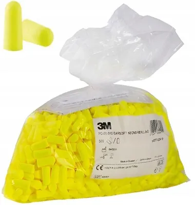 Produktbild von 3M Gehörschutz Ohrstöpsel 1000 Stück Neon
