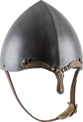 Produktbild von Nasalhelm mit Keltischen Motiven, Stahl mit Antik-Finish