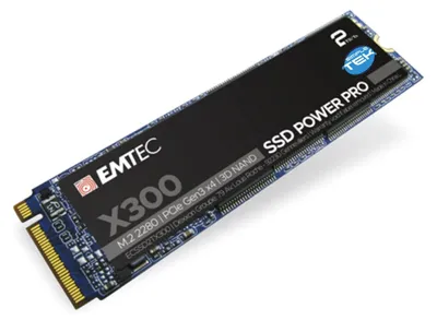 Imagen del producto de EMTEC Power Pro X300: SSD de 2 TB, interna, factor de forma M.2 2280, interfaz PCIe 3.0 x4 (NVMe)
