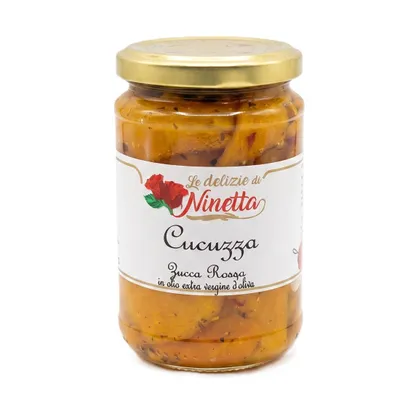 Obrázek produktu pro Červená dýně v panenském olivovém oleji extra, 290 g