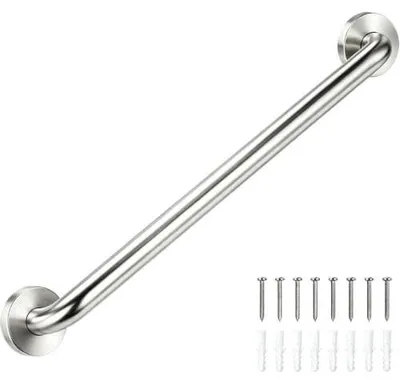 Zdjęcie produktu dla Uchwyt prysznicowy ścienny 58 cm stal nierdzewna dla seniorów