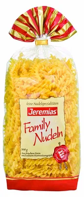 Image de Jeremias Band tourné Classic Nouilles fraîches Family 500g paquet de 4