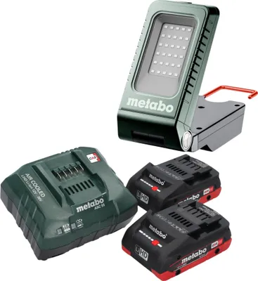 Produktbild von Metabo BSA 18-1000 Akku Baustrahler 18 V 1000 lm + 2x LiHD Akku 4,0 Ah + Ladegerät