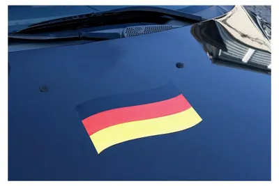 Produktbild von Magnetfahne Deutschland ca. 30 x 20 cm, Fußball, WM, EM, Autocorso