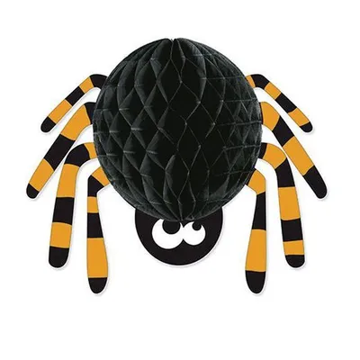 Produktbild von Wabenball Spinne für Halloween Party