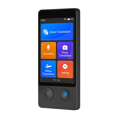 Produktbild von Wooask W12 Sprachübersetzer 3,7 Zoll Display Fotoübersetzung Offline 16 Sprachen WLAN