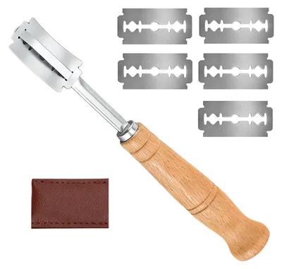 Produktbild von Bäckermesser Set - Zum Teigritzen von Brot - Inklusive 5 Klingen