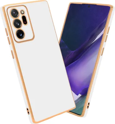 Immagine prodotto di Cadorabo cover protettiva per Samsung Galaxy NOTE 20 ULTRA cover in bianco cover telefono cellulare TPU silicone fotocamera protezione caso
