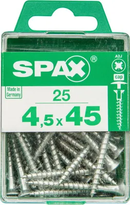 Produktbild von Spax Universalschrauben 4.5 x 45 mm PZ 2 - 25 Stk.
