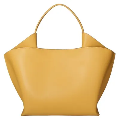 Image de Sac à main en cuir recyclé, fermeture magnétique, dimensions : 42 x 25 cm