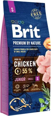 Zdjęcie produktu dla Brit Premium By Nature Junior S Z Kurczakiem 8kg