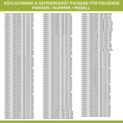 Produktbild von Eierfachbefestigung rechts LIEBHERR 7438554 für Kühlschranktüre