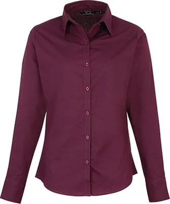 Produktbild von Premier Workwear Women´s Poplin Long Sleeve Blouse