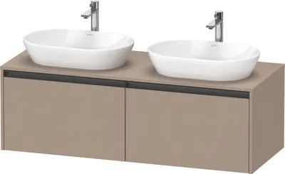 Produktbild von Duravit Ketho.2 Wastafelonderkast 140x55x45,9 cm Mat Linnen