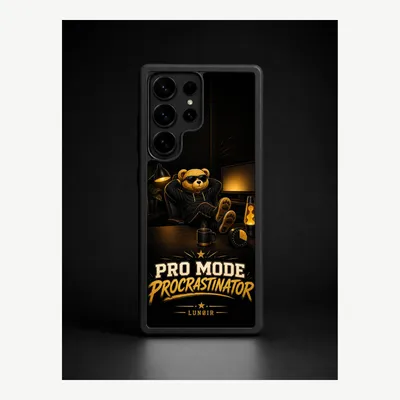 Image de Coque de protection pour Samsung S25 Ultra, étui de téléphone avec motif "procrastination" – LUNØIR ©