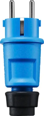 Image de ABL Hightech connecteur SCHUKO 100000066 fr-be Elamid bleu IP54 type 1520 10 (100000066)