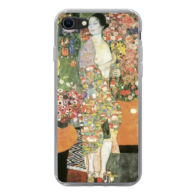 Produktbild von MuchoWow® Handyhülle Schutzhülle Hülle für iPhone 7 Tänzerin - Gustav Klimt Silikon Softcase Handy Hülle - Kartenhalter