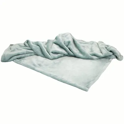 Produktbild von Mikrofaserdecke Premium Aquablau ohne Bestickung