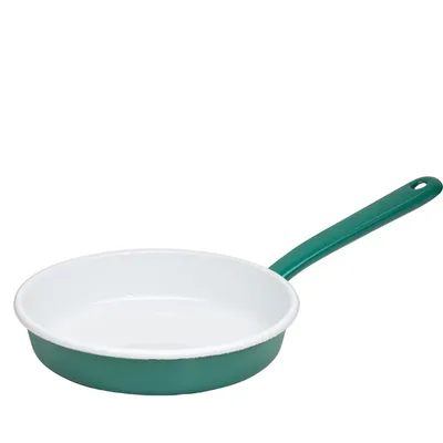 Produktbild von Riess Omelett/Palatschinkenpfanne dark Ø20cm Nature Green Emaille