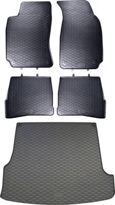 Produktbild von Gummi Fußmatten + Kofferraumwanne für VW Passat B5 3B 3BG Variant, Bj. 1997-2005