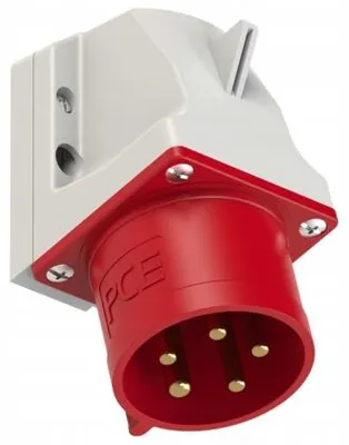 Produktbild von PCE Steckdose 32A 5P 400V IP44 rot 525-6