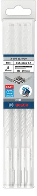 Immagine prodotto di Punte Bosch PRO SDS Plus-5X, 8x150x210 mm,