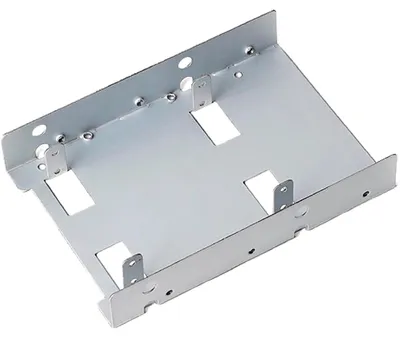 Produktbild von SilverStone SST-SDP08-Lite Einbaurahmen 3.5" für 2x 2.5" SSD/HDD