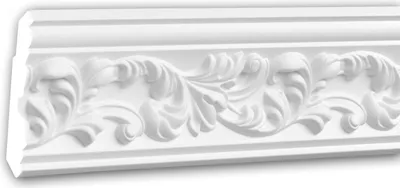 Produktbild von PROFHOME 150189 Eckleiste aus Polyurethan Deckenleiste Stuckleiste 2 m