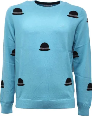 Imagen del producto de 0527AP: Suéter de lana y algodón para hombre, marca SUN 68