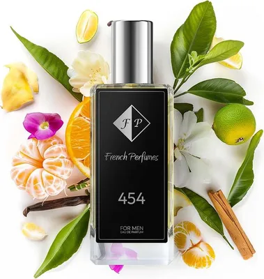 Produktbild von FP French Perfumes | Herrenparfüm Nr. 454 – 60 ml – Orientalischer Duft – Klassische Größe – Langanhaltender und eleganter Duft