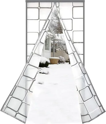 Immagine prodotto di Tende magnetiche termostatiche - Efficienza energetica - A chiusura automatica con magneti - 80x200 cm - Grigio
