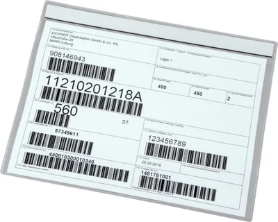 Produktbild von EICHNER Einstecktasche 9218-03064 A4 quer 50St