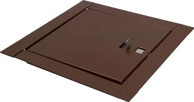 Obrázok produktu pre KOTARBAU® Komínové dvierka 14x14cm hnedé Revízny poklop Poklop na údržbu Čistiaci poklop Poklop na údržbu Revízne dvierka